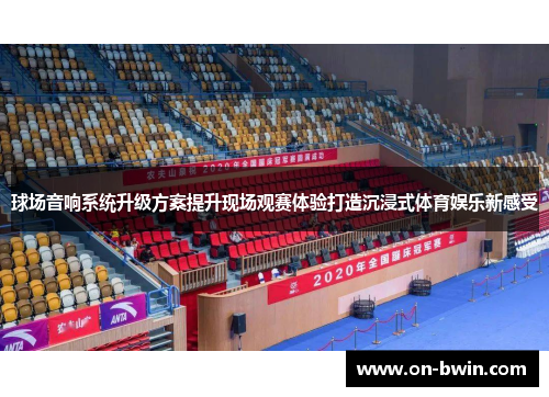 球场音响系统升级方案提升现场观赛体验打造沉浸式体育娱乐新感受