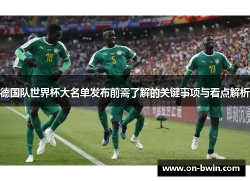德国队世界杯大名单发布前需了解的关键事项与看点解析